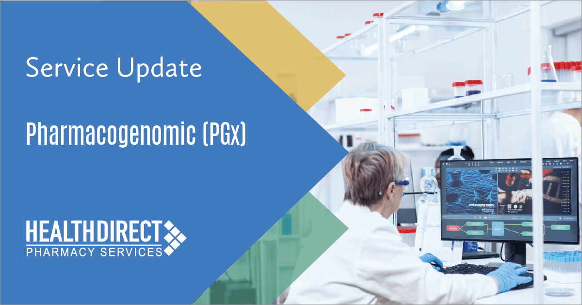 Service Update: Pharmacogenomic (PGx)